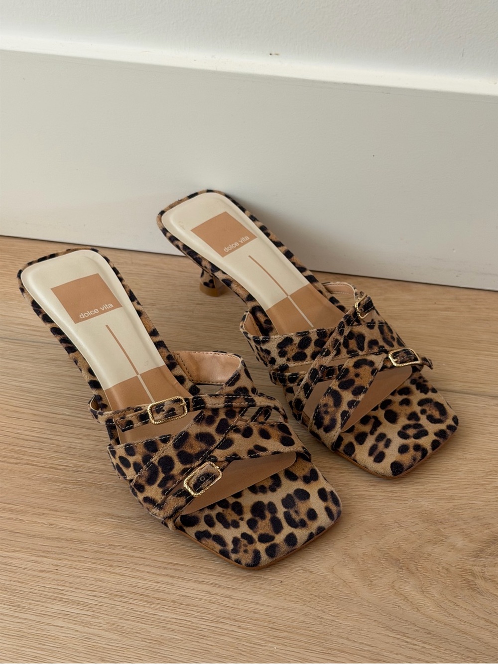 dolce vita leopard print heels